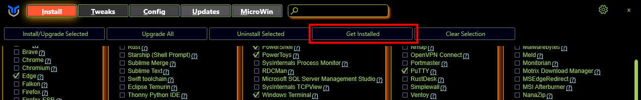 /xstefen/winutil/raw/commit/4be99d5f8ad50d8ffe4cc203f97b28241d6546cb/docs/assets/Get-Installed-Dark.png
